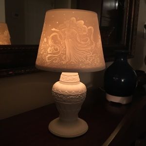 Tea light holder ceramic lamp